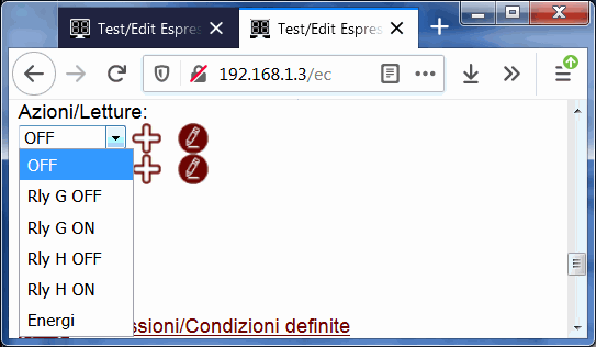 condizione comanda azione