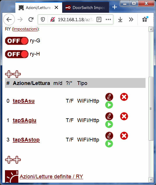 ControlHUB comanda molti interru